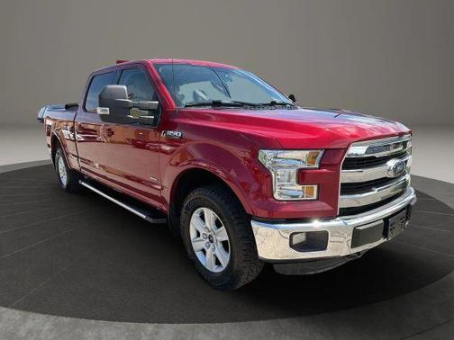 Red 2016 Ford F-150 Lariat