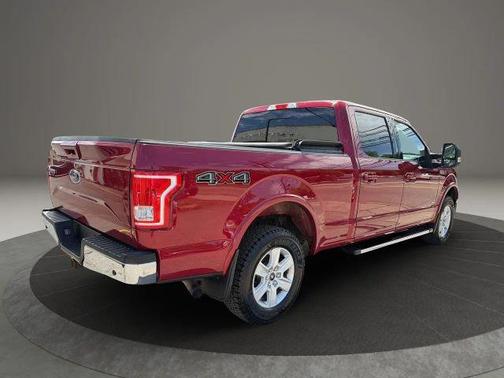 Red 2016 Ford F-150 Lariat