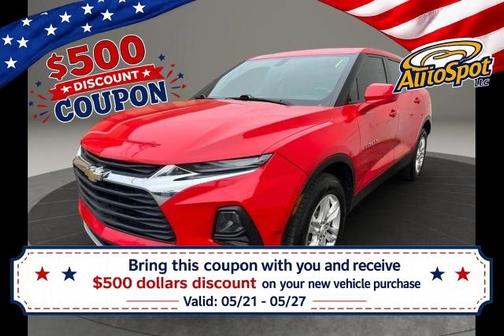Red 2020 Chevrolet Blazer 2LT