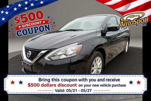 Black 2018 Nissan Sentra S