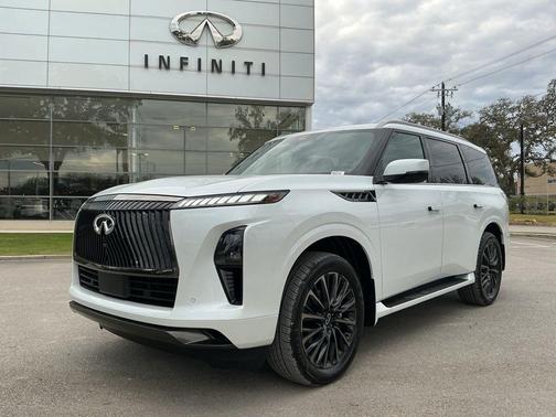 Radiant White 2026 INFINITI QX80 AUTOGRAPH