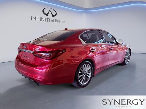 Dynamic Sunstone Red 2023 INFINITI Q50 LUXE