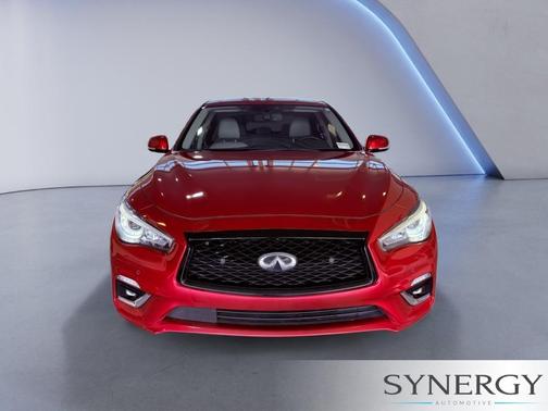 Dynamic Sunstone Red 2023 INFINITI Q50 LUXE