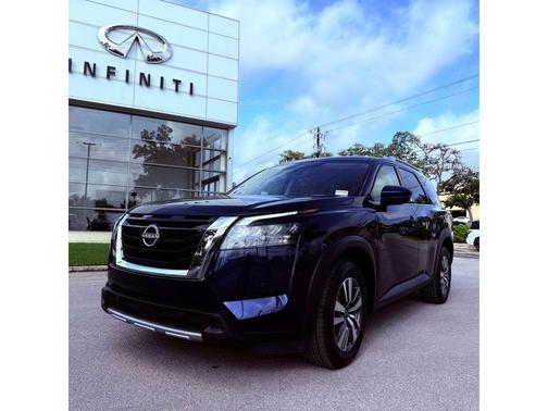 Deep Ocean Blue 2025 Nissan Pathfinder SL