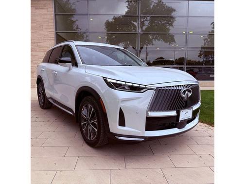 Radiant White 2026 INFINITI QX60 Luxe
