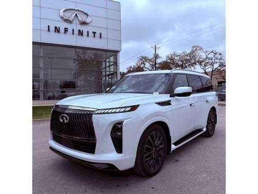 Radiant White 2026 INFINITI QX80 AUTOGRAPH