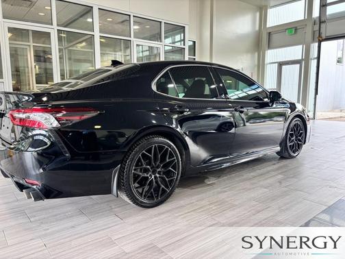 Midnight Black Metallic 2021 Toyota Camry XSE