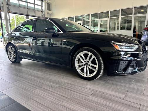 Mythos Black Metallic 2023 Audi A4 45 S line Premium Plus