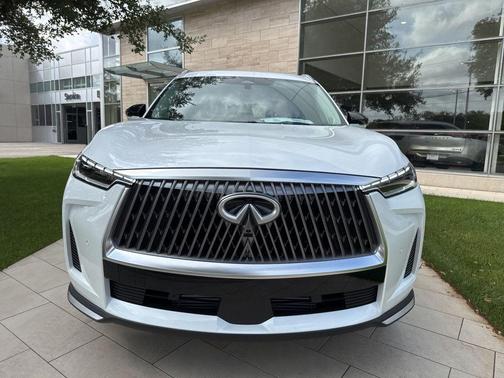 Radiant White 2026 INFINITI QX60 Luxe