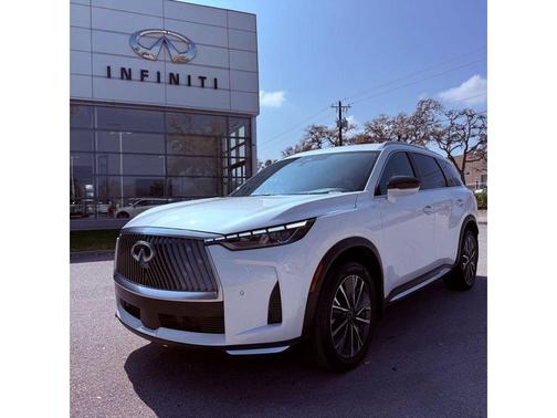 Radiant White 2026 INFINITI QX60 Luxe