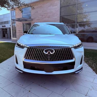 Radiant White 2026 INFINITI QX60 Luxe