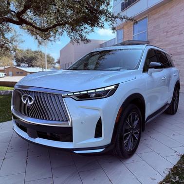 Radiant White 2026 INFINITI QX60 Luxe