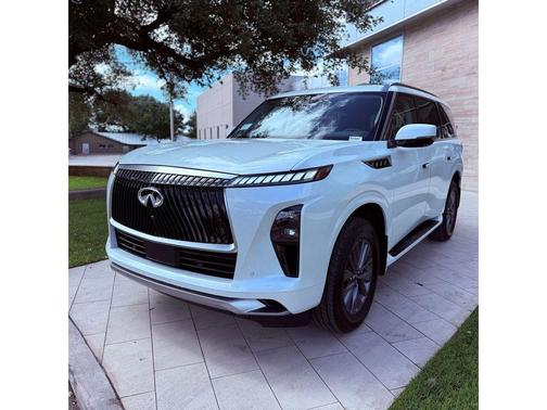 Radiant White 2026 INFINITI QX80 PURE