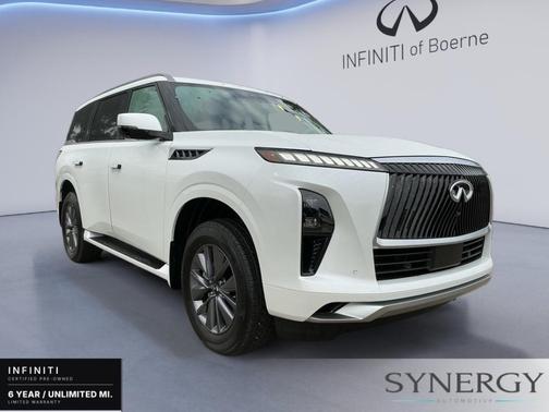 Radiant White 2026 INFINITI QX80 PURE