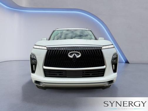 Radiant White 2026 INFINITI QX80 PURE