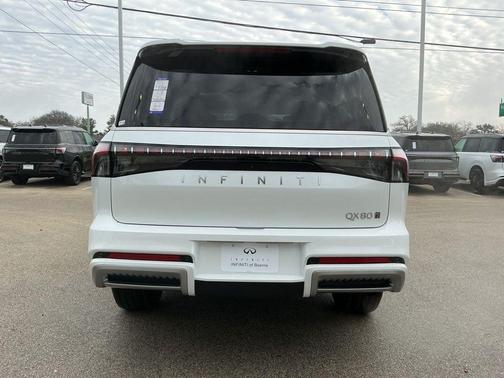 Radiant White 2026 INFINITI QX80 PURE