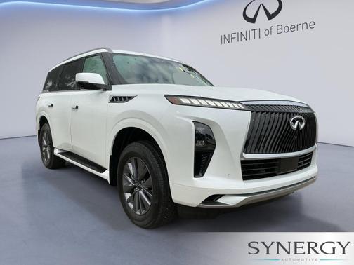 Radiant White 2026 INFINITI QX80 PURE
