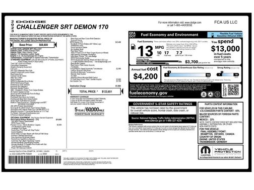 2023 Dodge Challenger SRT Hellcat