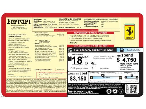 2016 Ferrari California T