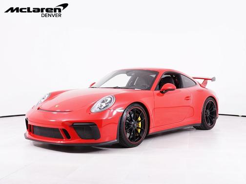 Red 2018 Porsche 911 GT3