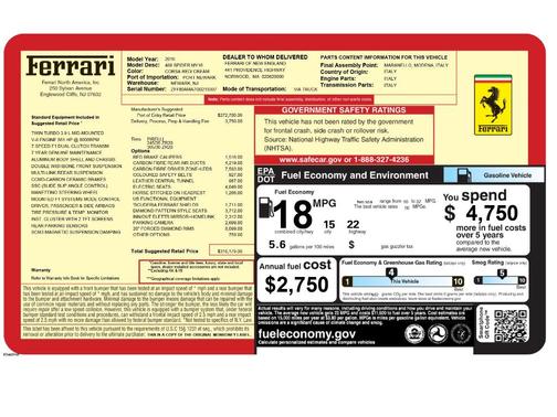 2016 Ferrari 488 Spider Base