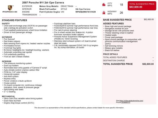 2007 Porsche 911 Carrera S