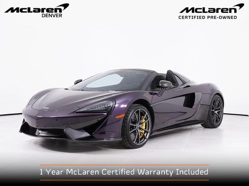 Cobalt Violet 2019 McLaren 570S Spider