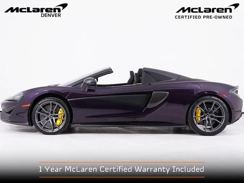 Cobalt Violet 2019 McLaren 570S Spider
