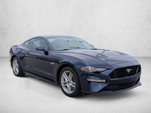 Kona Blue Metallic 2020 Ford Mustang GT Premium