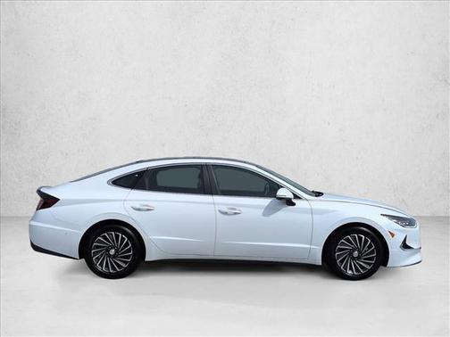Serenity White 2023 Hyundai SONATA Hybrid Limited