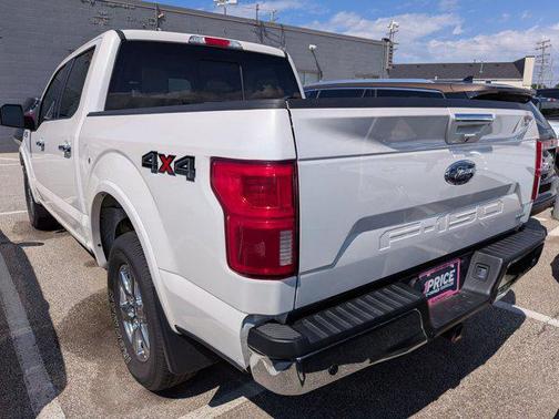 White Platinum Metallic Tri-Coat 2018 Ford F-150 Lariat