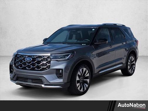 Carbonized Gray Metallic 2025 Ford Explorer Platinum