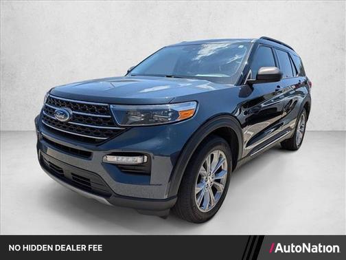 Stone Blue Metallic 2023 Ford Explorer XLT
