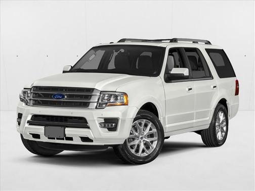 White Platinum Metallic Tri-Coat 2017 Ford Expedition Limited
