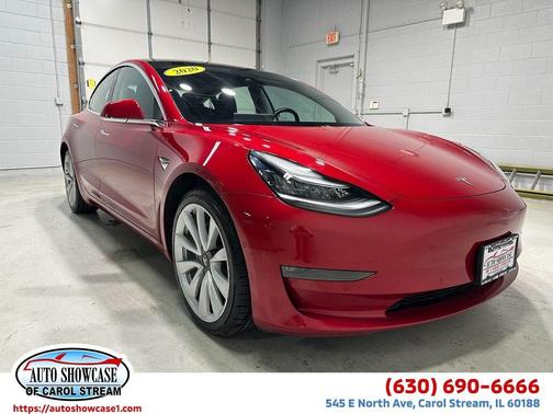Red Multi-Coat 2020 Tesla Model 3 Long Range