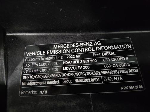 2022 Mercedes-Benz Sprinter 2500 High Roof