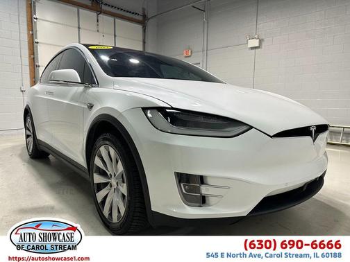 Pearl White Multi-Coat 2019 Tesla Model X Long Range