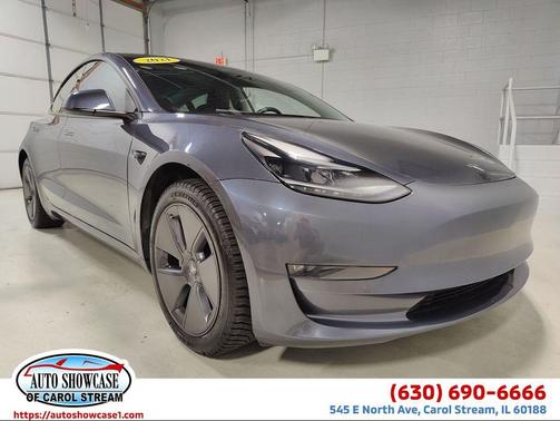 Midnight Silver Metallic 2021 Tesla Model 3 Long Range