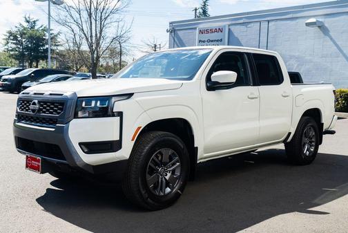 Glacier White 2026 Nissan Frontier SV