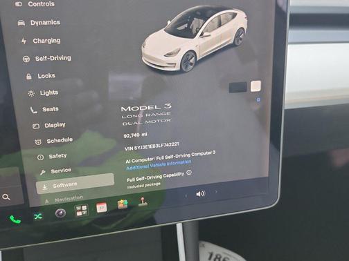 Pearl White Multi-Coat 2020 Tesla Model 3 Long Range