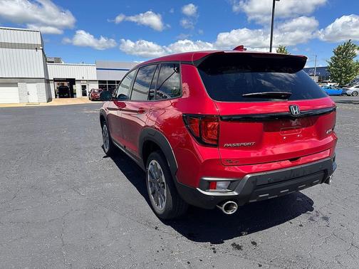 Red 2025 Honda Passport AWD EX-L