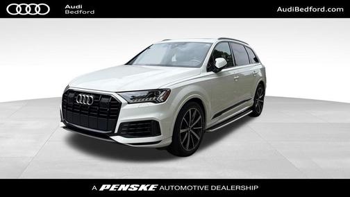Carrara White 2023 Audi Q7 55 Prestige