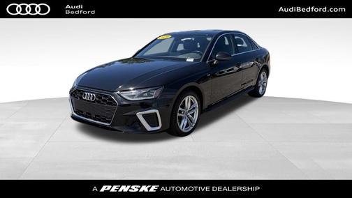 Black Metallic 2020 Audi A4 45 Premium