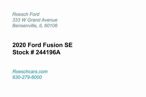 2020 Ford Fusion SE