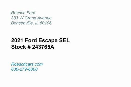 2021 Ford Escape SEL