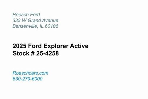 2025 Ford Explorer Active