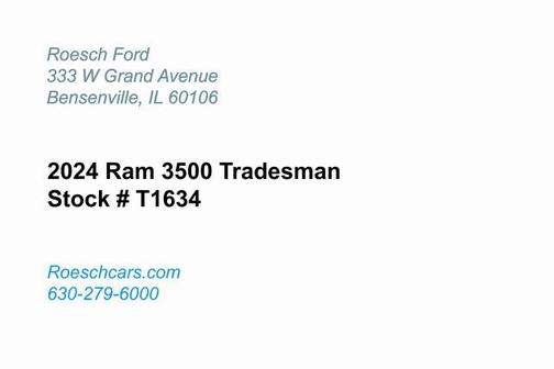 2024 RAM 3500 Tradesman Crew Cab 4x4 8' Box