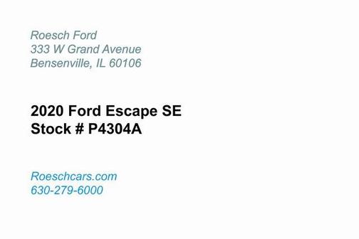 2020 Ford Escape SE