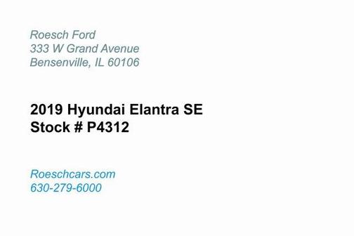 2019 Hyundai ELANTRA SE