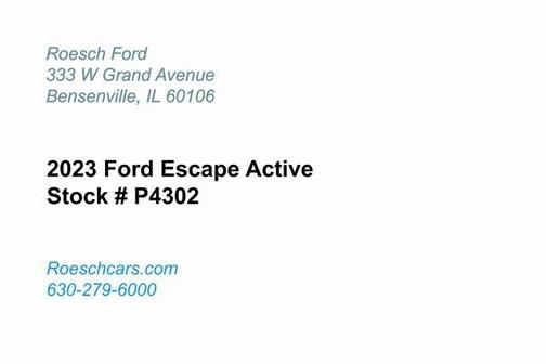 2023 Ford Escape Active